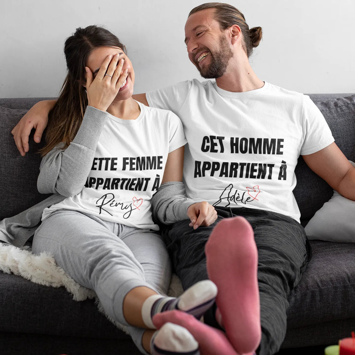 t-shirt-mockup-of-a-man-laughing-with-his-girlfriend-at-home-m1091